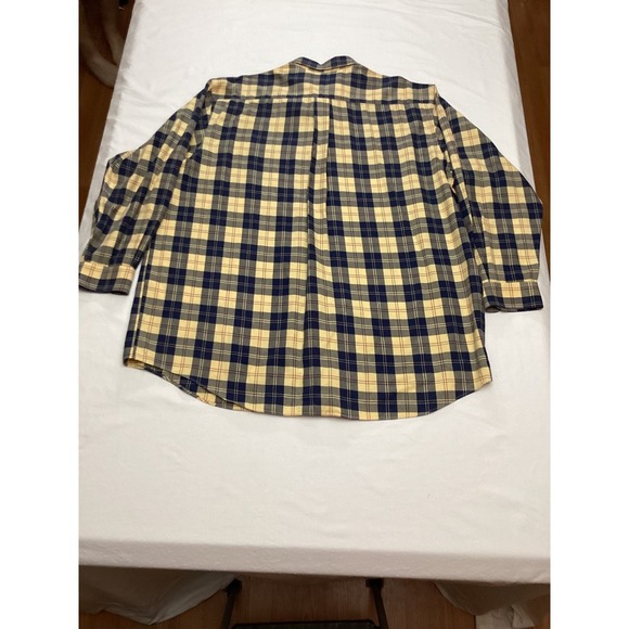 Viyella 3XT Mens Plaid Long Sleeve Button Up Casual Shirt Cotton Blend - Picture 2 of 6